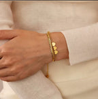 Double Layer Heart Bracelet