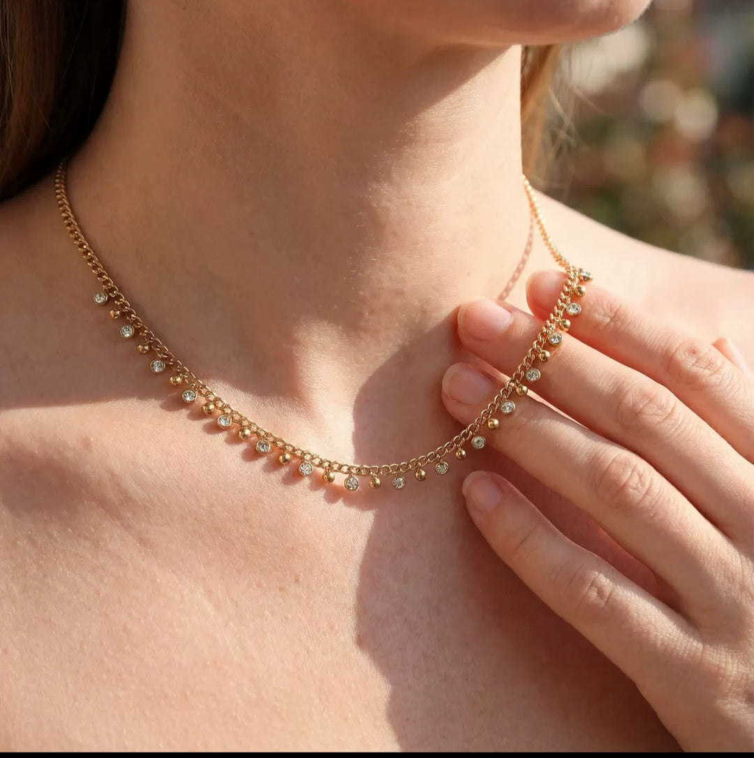 Waterdrop Beads Necklace