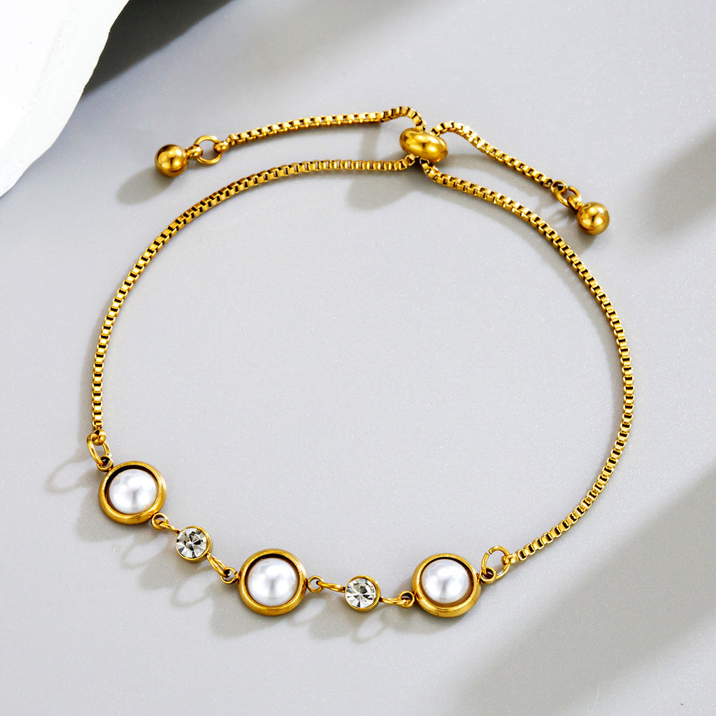Pearl Diamond Bracelet