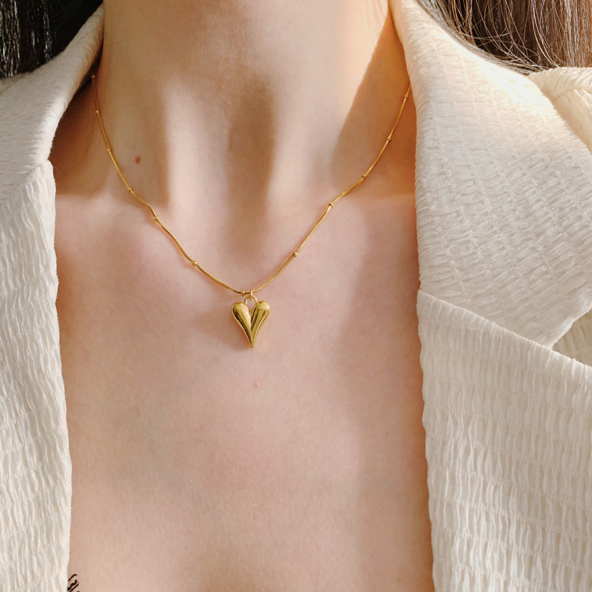 Heart Bead Necklace