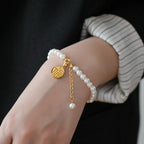 Pearl Charm Bracelet