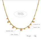 Waterdrop Snake Chain Necklace