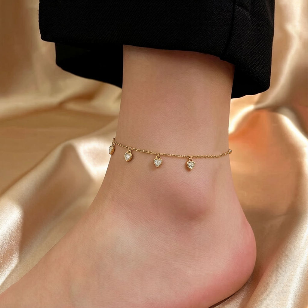 Queen of Hearts Anklet