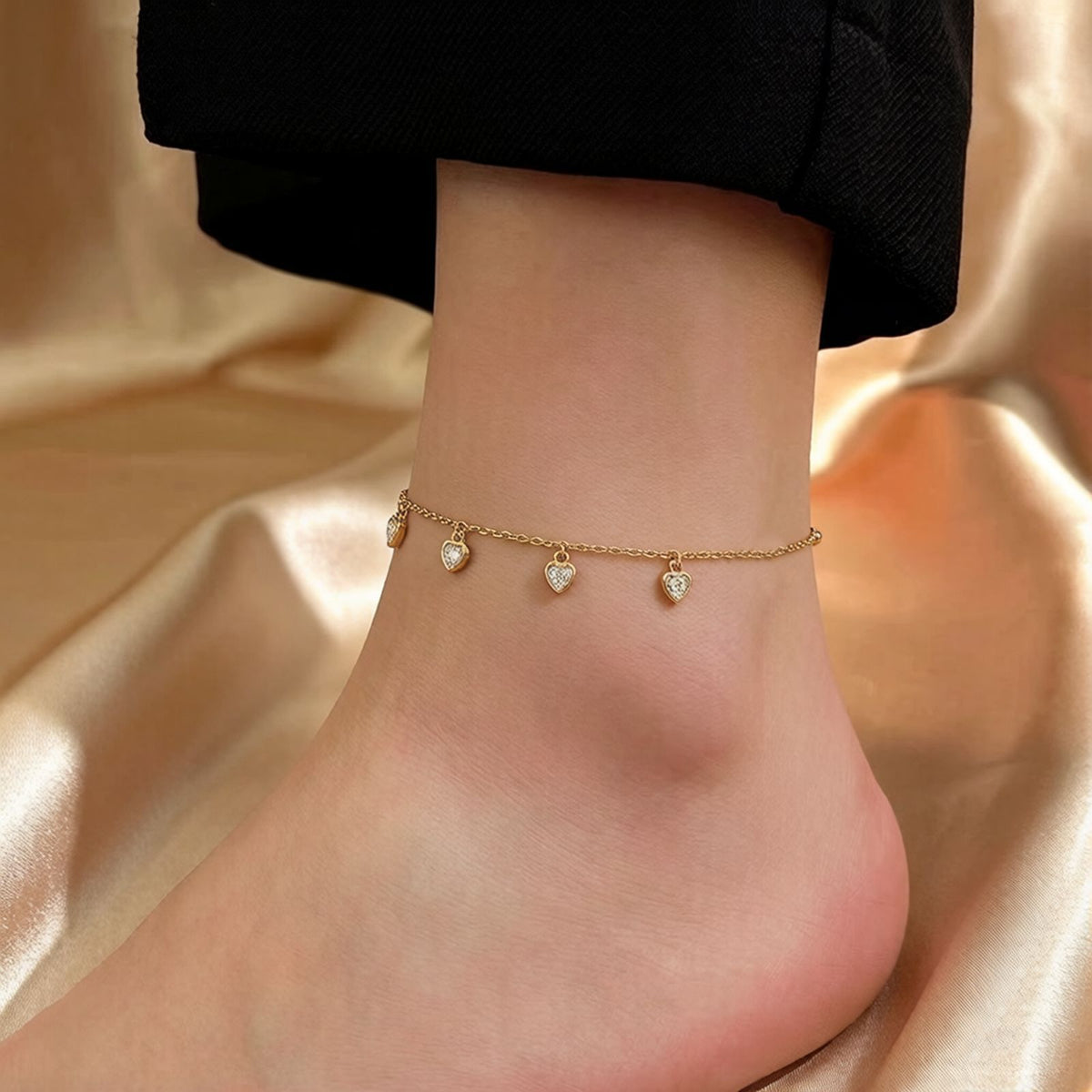 Queen of Hearts Anklet