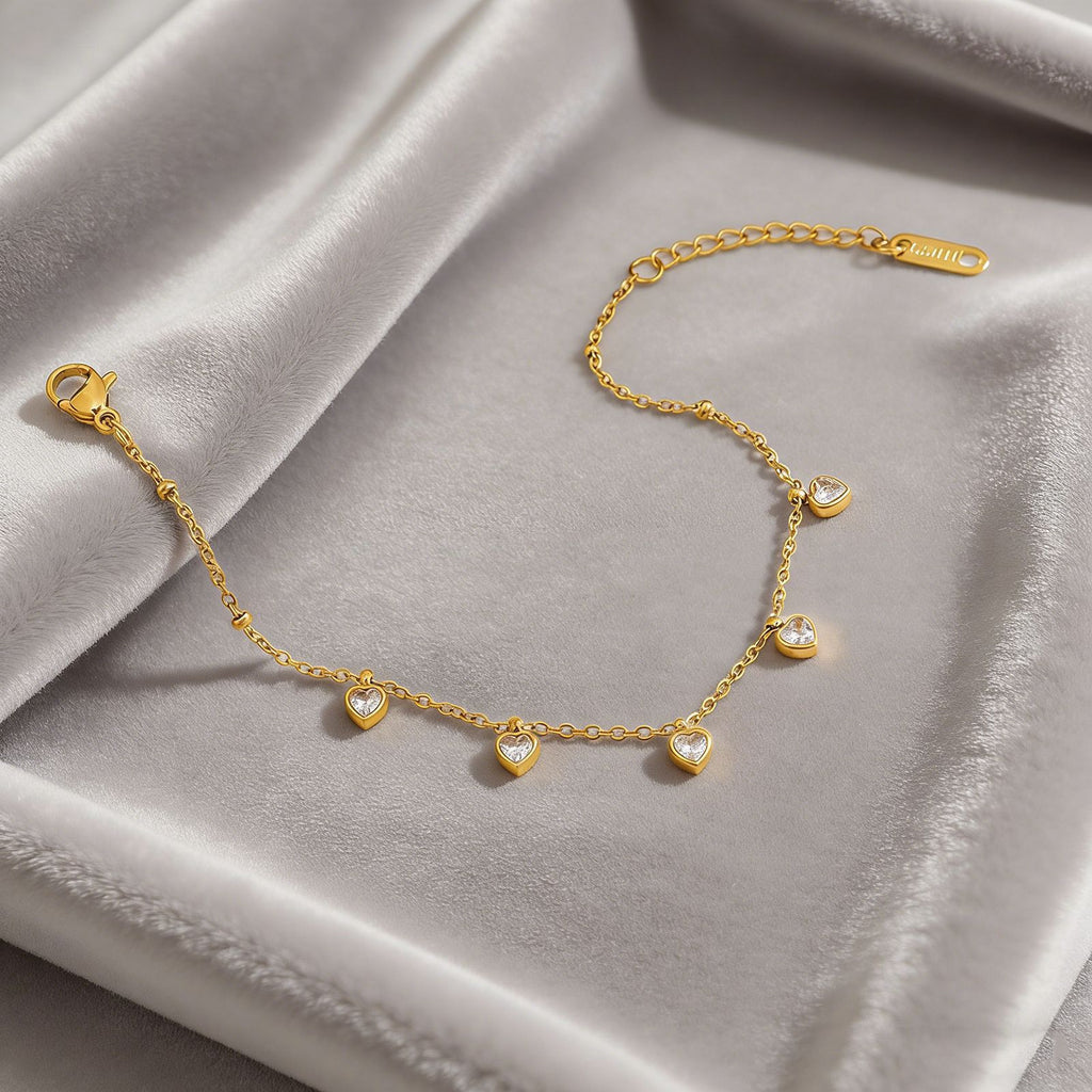 Queen of Hearts Anklet
