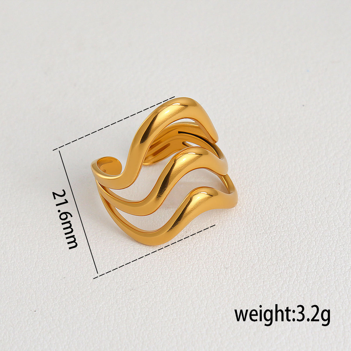 Triple Layer Ring