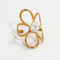 Flower Diamond Ring