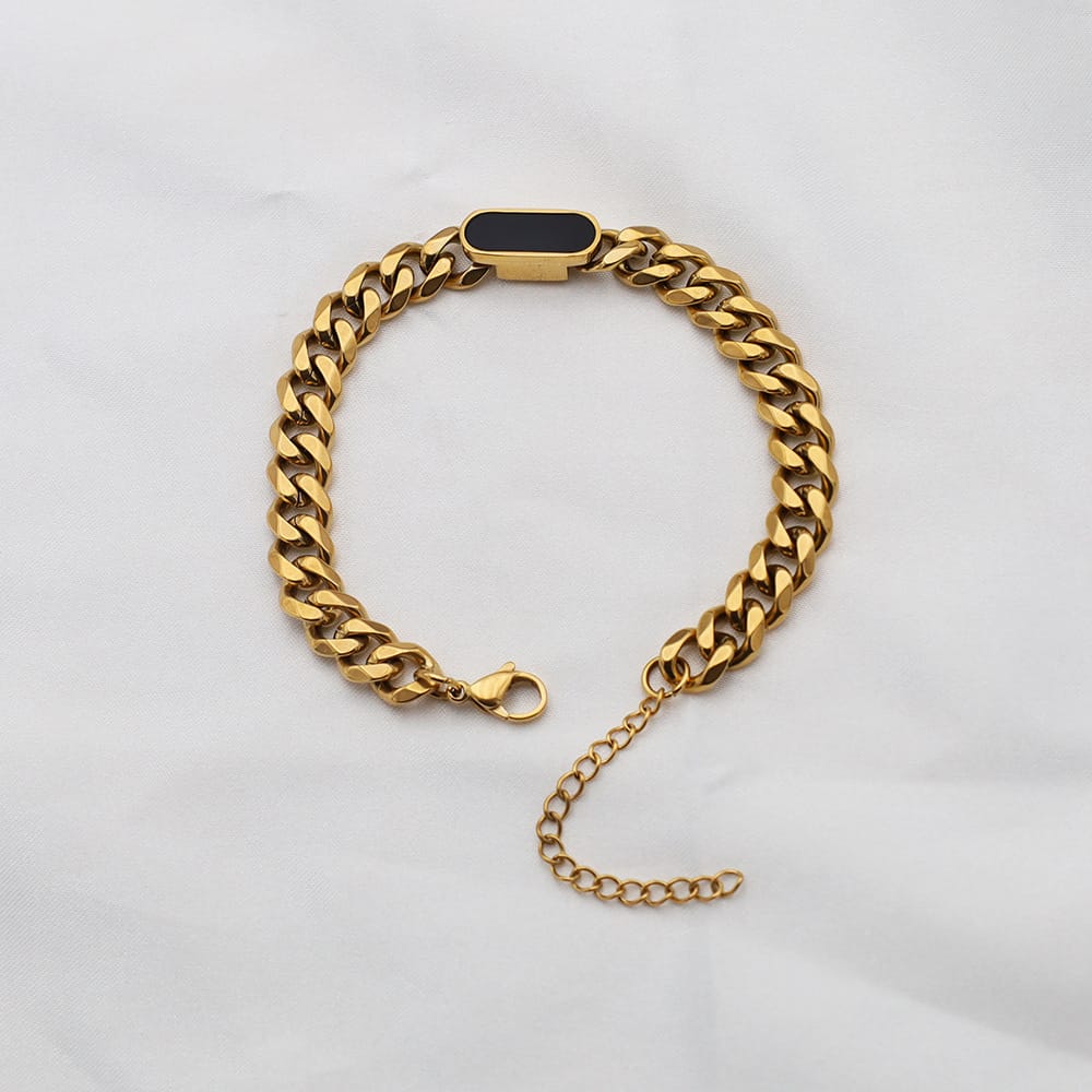 Black Charm Bracelet
