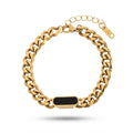 Black Charm Bracelet