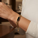 Black Charm Bracelet