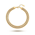 Triple Layer Chain Tennis Bracelet