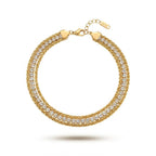 Triple Layer Chain Tennis Bracelet