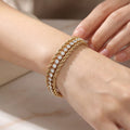 Triple Layer Rope Tennis Bracelet