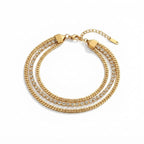 Double Layer Snake Tennis Bracelet