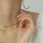 Double Layer Snake Chain Necklace