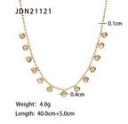 Diamond Bead Necklace