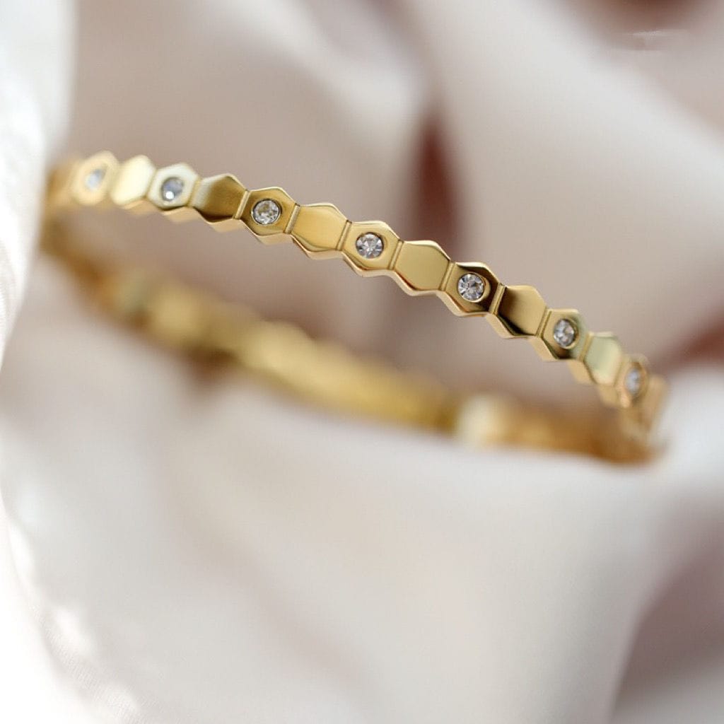 Honeycomb Bangle