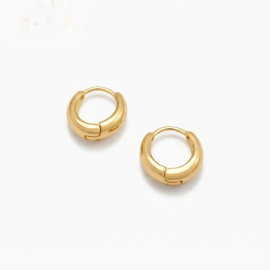 Mini Chunky Hoop Earrings