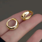 Mini Chunky Hoop Earrings