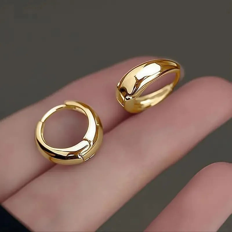 Mini Chunky Hoop Earrings