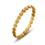 Flower Diamond Bangle