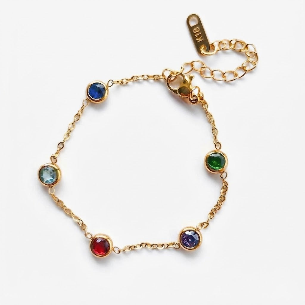 Rainbow Charm Bracelet