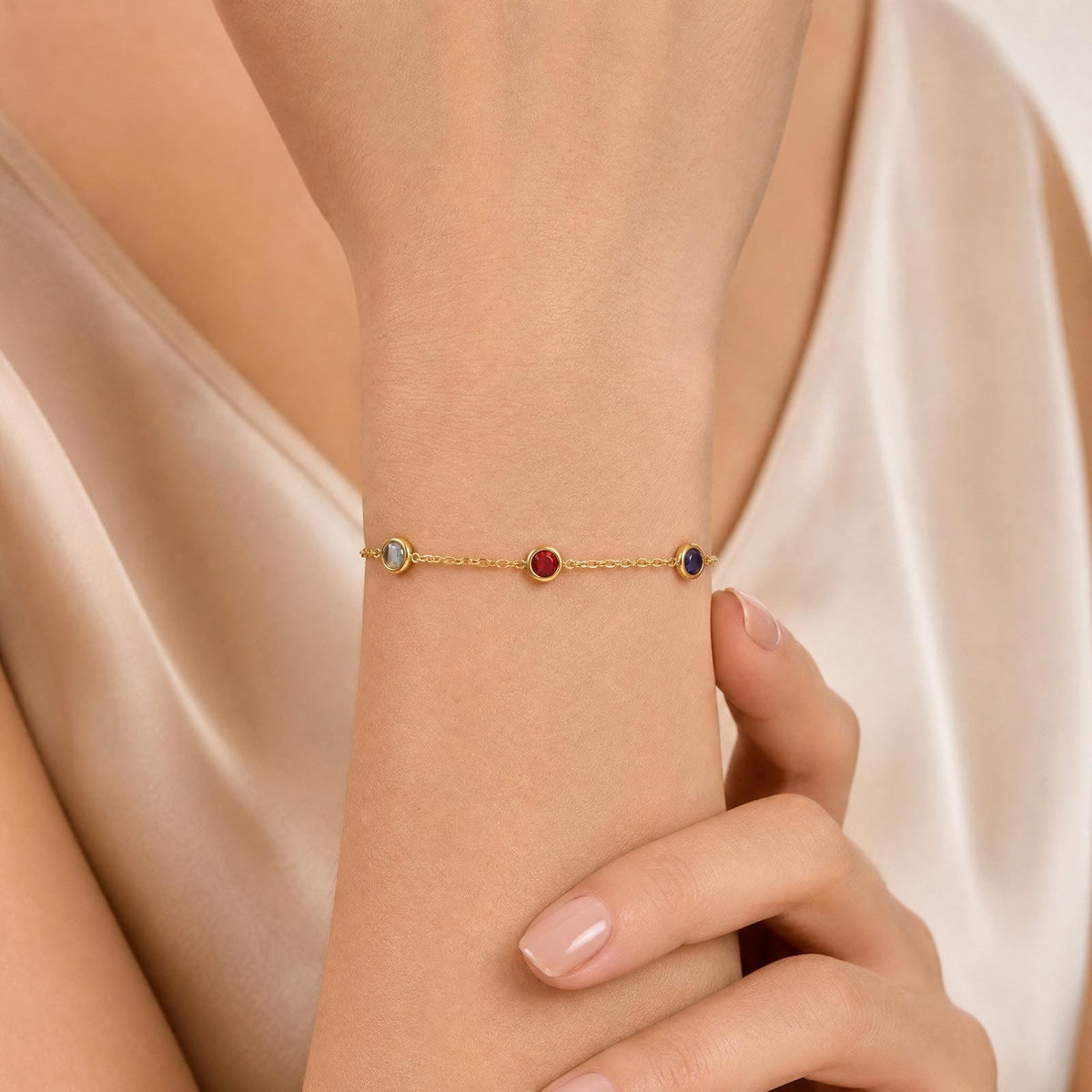Rainbow Charm Bracelet
