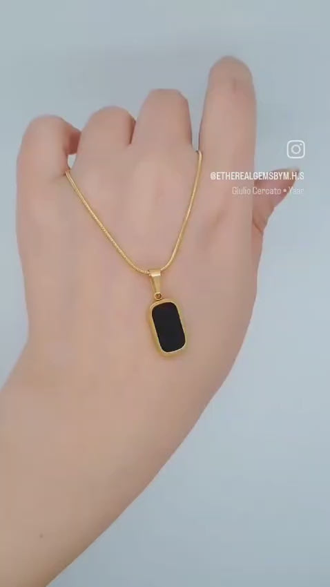 Black & White Charm Necklace