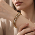 Triple Layer Rope Tennis Bracelet
