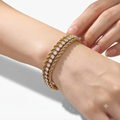 Triple Layer Rope Tennis Bracelet